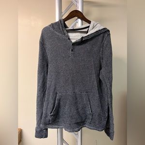 Grey Aeropostale XL Textured Hoodie